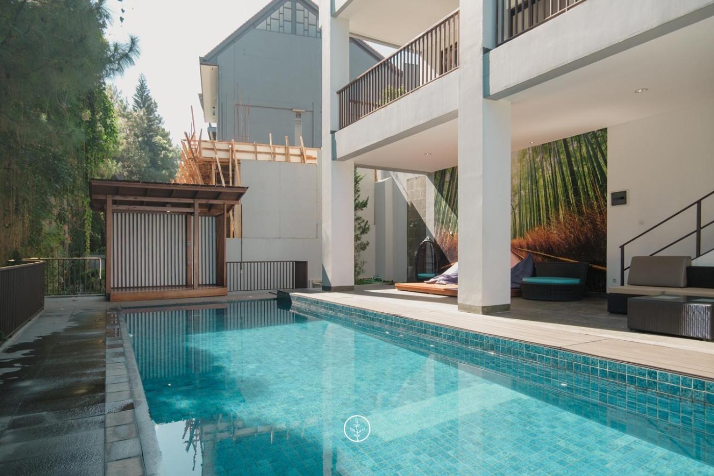 Narwastu Hill View Villa 6 Bedrooms With A Private Swimming Pool Бандунг Экстерьер фото